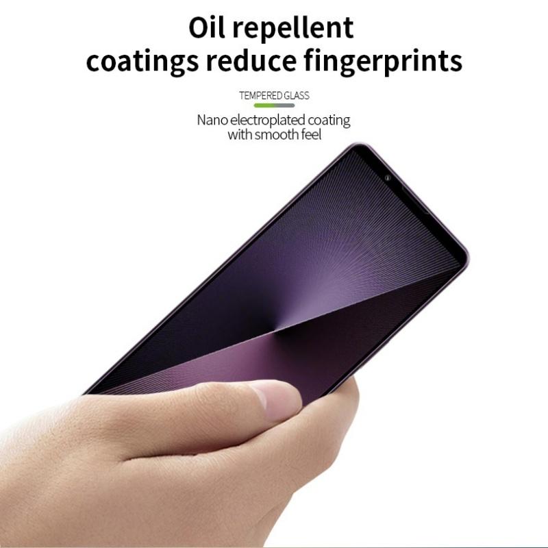 Для Sony Xperia 1 VII Пленка из закаленного стекла PINWUYO Взрывозащищенная 9H 3D Защитное стекло на весь экран