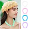 Portable Reusable Neck Cooling Wrap Wearable Neck Cooler Ice Neck Cool Wraps Instant Cooling Tube for Hot Weather