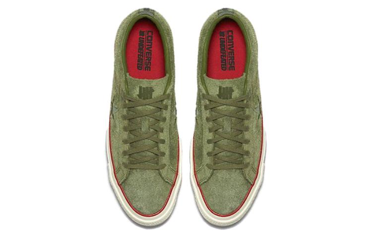 One Star Undefeated x One Star Converse Замшевые Низкие 'Оливковый' 158894C