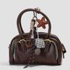 Yogodlns Bag Pendant Cartoon Nylon Woven Bag Accessories Star Mushroom Handbag Pendant For Women Gift