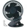 Portable Desk Fan 3 Speed Wind Mini Desktop Fan with Clip for Home Office and BedroomGreen