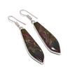 Dragon Blood Gemstone 925 Sterling Silver Jewelry Earring 2.25"