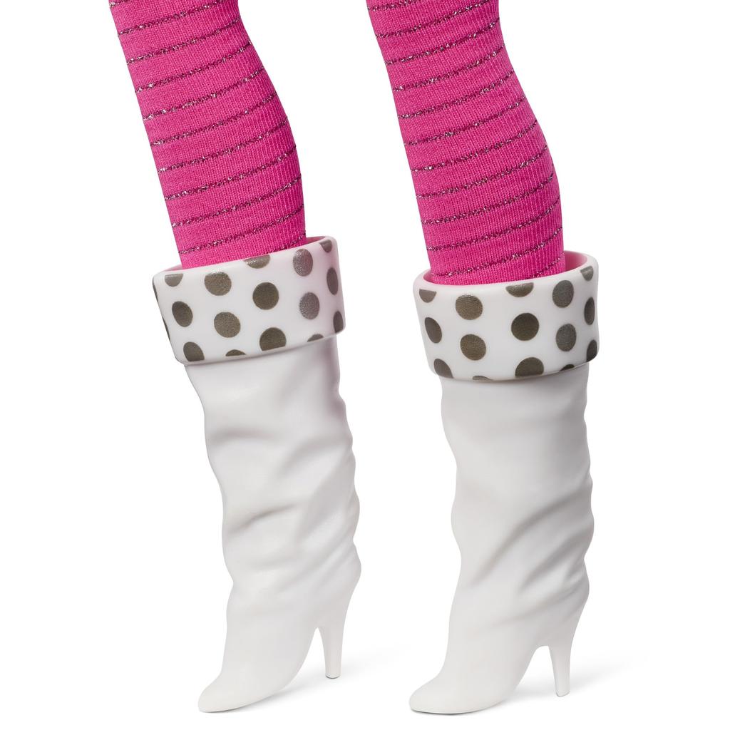 Barbie Signature Barbie The Rockers Barbie 40-й юбилей Репродукция куклы Коллекционная кукла Сгибающееся тело Кукла Барби Розовый JJY10 &