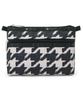 Сумочка COSMETIC Houndstooth [Официальная] CLUTCH/7105 Черный/Бежевый