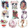 Cartoon Animal Patches Clothing Patches Washable Iron On Heat Transfer Fashion Diy Accessory Stickers Iron Sticker For Clothing