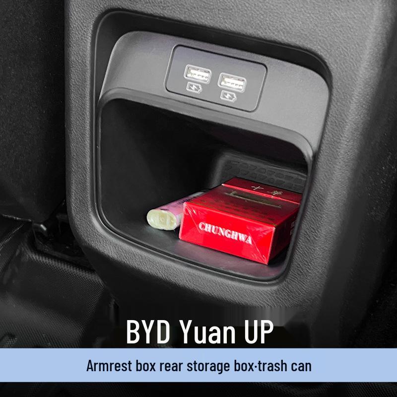 Подлокотник Задний Бокс для хранения для 24 моделей BYD Yuan - Органайзер для салона автомобиля
