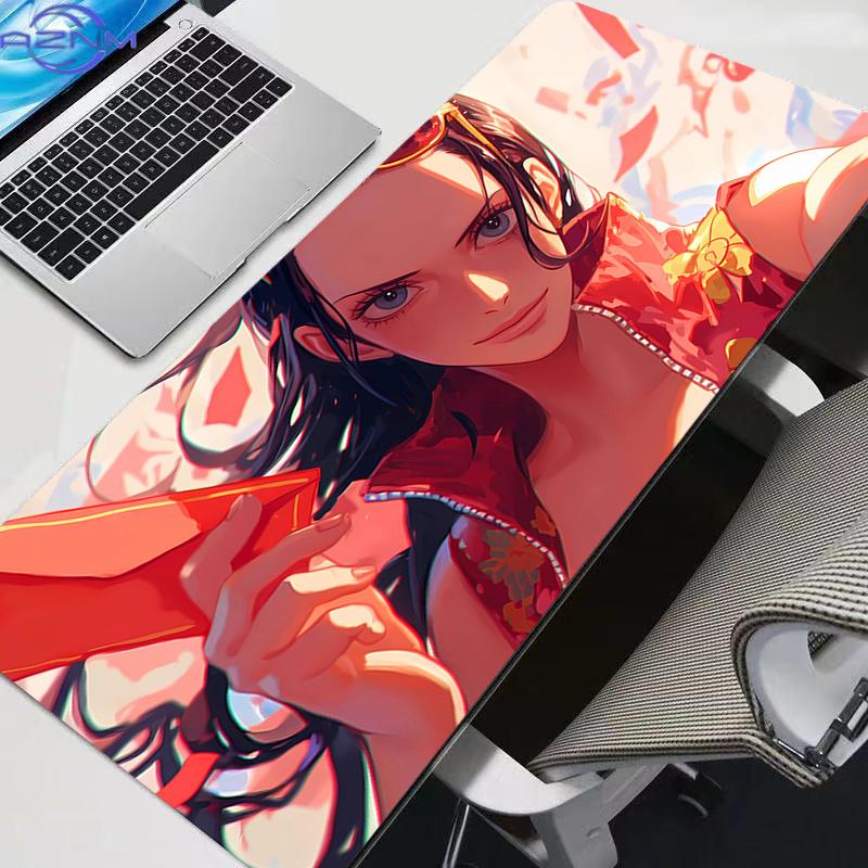 New Mouse Pads Big Gamers One Piece Nico Robin New Computer Extended Game Mousepad Desk Mat Keyboard Rubber Durable Carpet