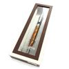 Les Trésors De Lily [M7766] - Stylo créateur 'Académie' ambre noir argenté - 14 cm