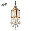 Hanging Seasonal Decor Christmas Bell Chandelier Lighted Deer Decoration with Cascading LED Strands Snowflake Winter Holiday Decorations Sphere