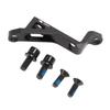 Disc Brake Adapter Flat Mount To Post Mount Aluminum Alloy 74mm To 34mm Black for 160 180 Discs