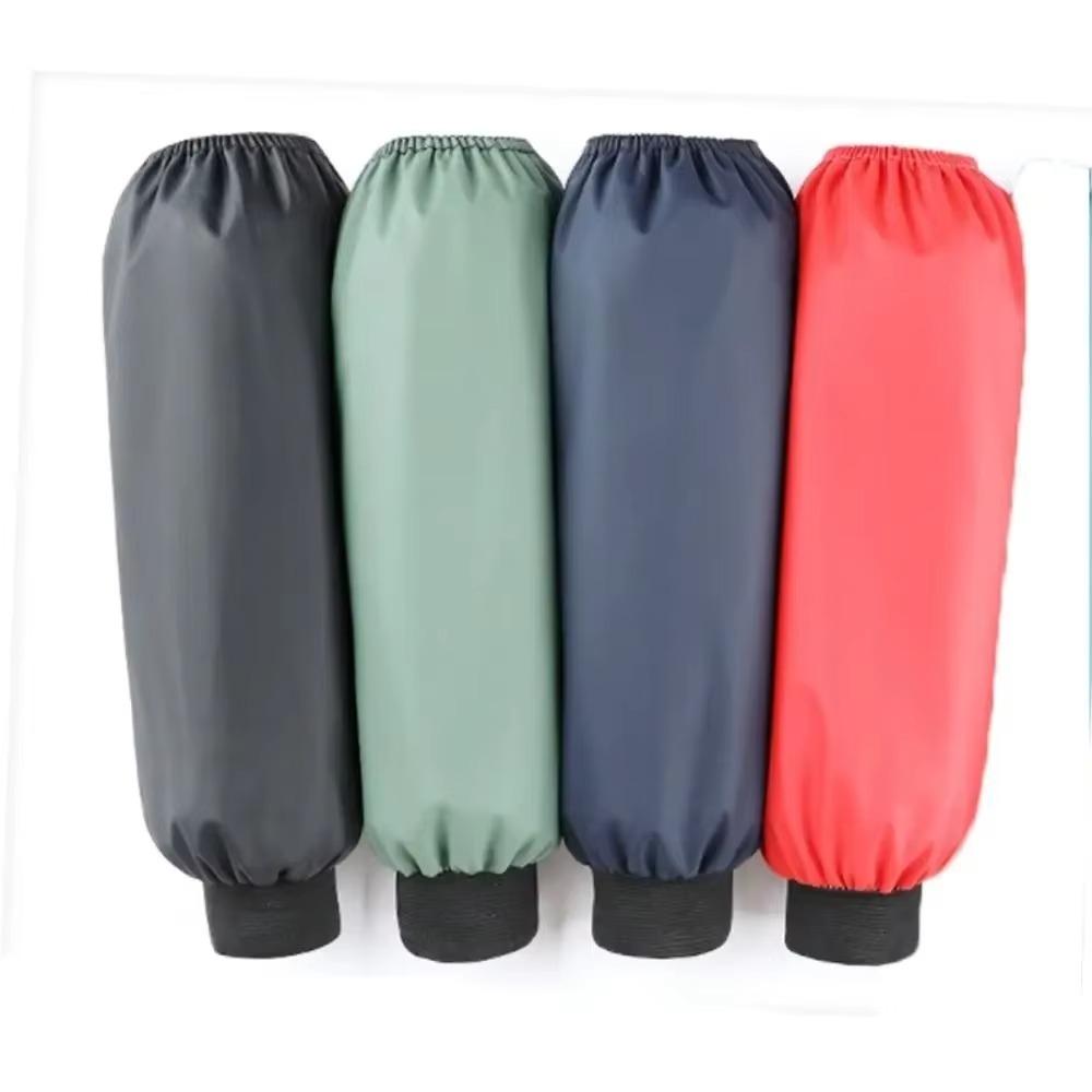 1Pair Soft Leather Waterproof Sleeve Thick Cleaning Oversleeves Minimalist Working Arm Protector