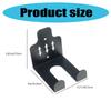 Pack of 2 Heavy Duty Vertical Barbell Wall Mounts Space Saving Steel Rack Simple Installation for Gym Equipment Storage