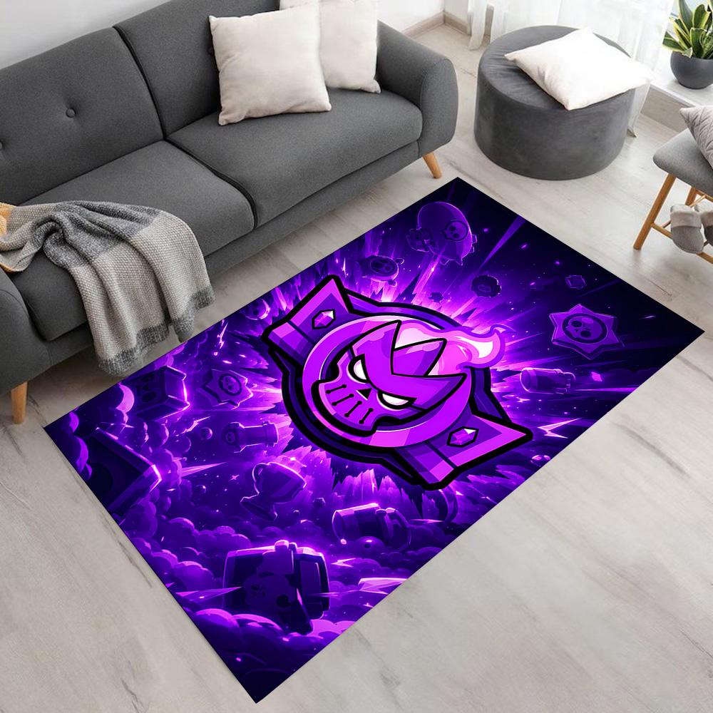Brawl Stars Floor Rug Office Rug Design for Study room Kitchen Dormitory Hallway Antislip Carpet Decorate Offices Wedding Party Gift