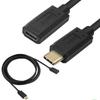 Кабель USB Type C - USB C 10 Гбит/с, Позолоченный, Шнур для быстрой зарядки, Разъем, Кабель для передачи данных для мобильного телефона, Ноутбука