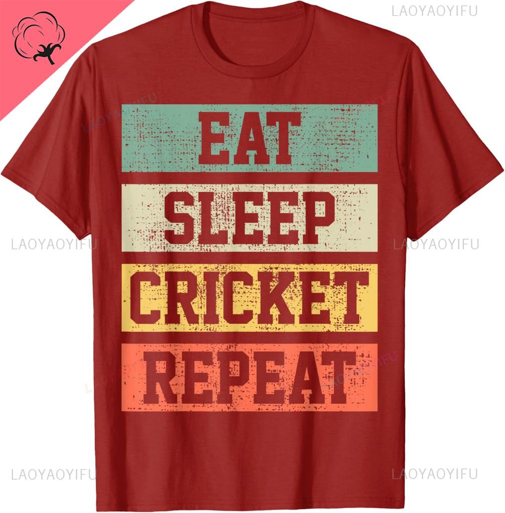 Cricket Retro Vintage Player Coach Gift TShirt Custom Printed Graphic T Shirts Customizable Funny Shirt Camiseta Hombre