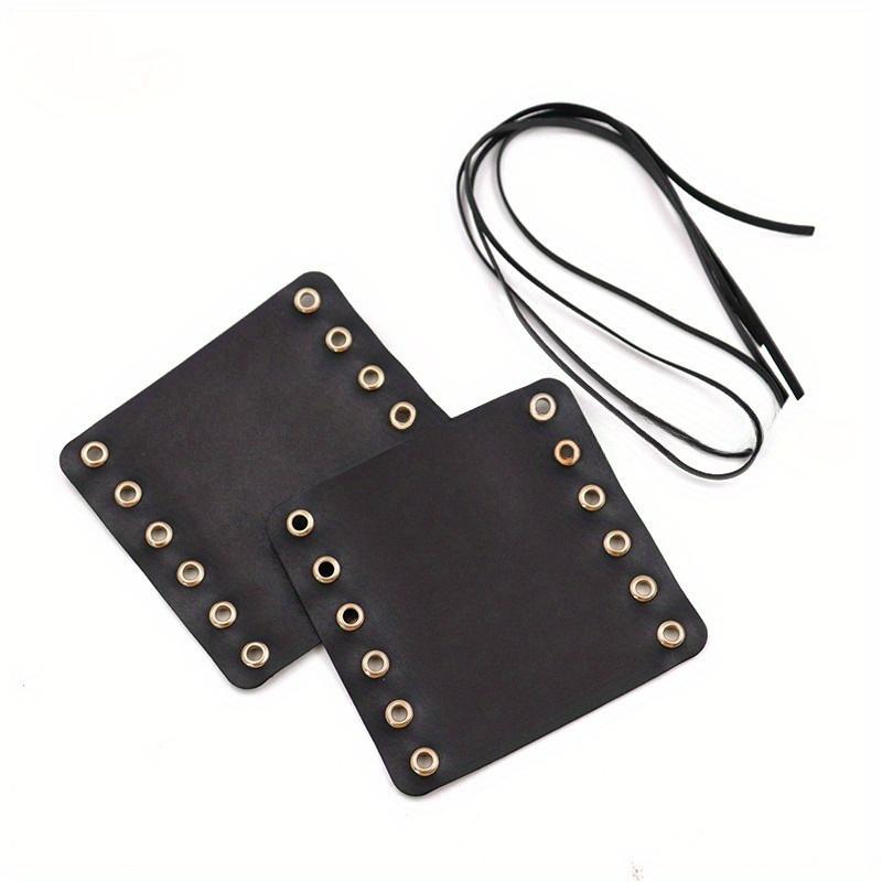 1 Pair Vintage Leather Handlebar Cover Decorative Mountain Accessories Adjustable Motorcycle and Electric Bike Handlebar Cover