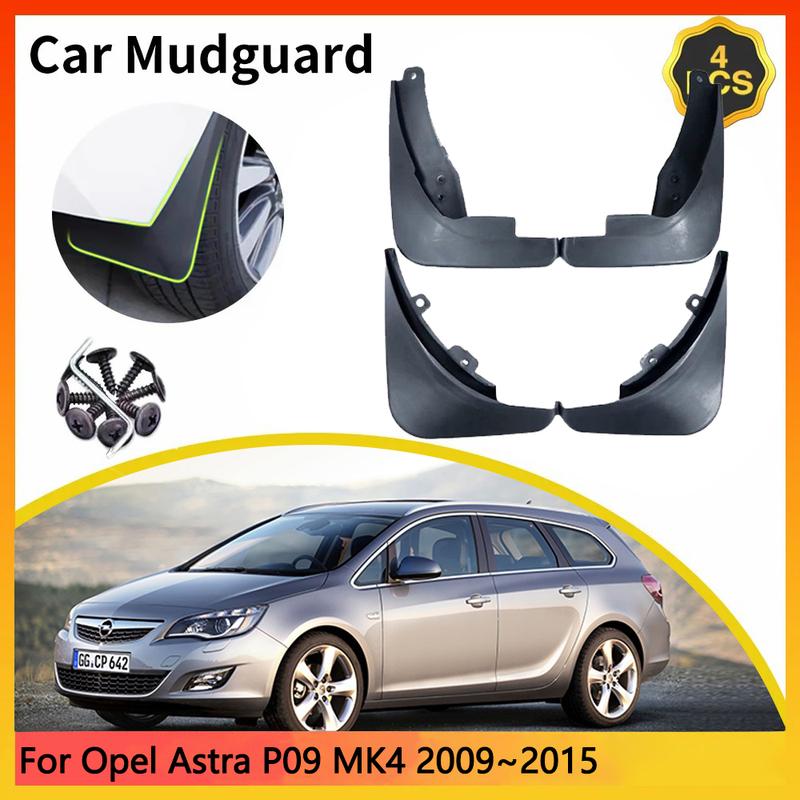For Opel Vauxhall Astra Holden GTC J P09 MK4 2009~2015 2010 Car Mudguards Mudflap Mudguard Splash Guards Mud Flaps Fender Auto