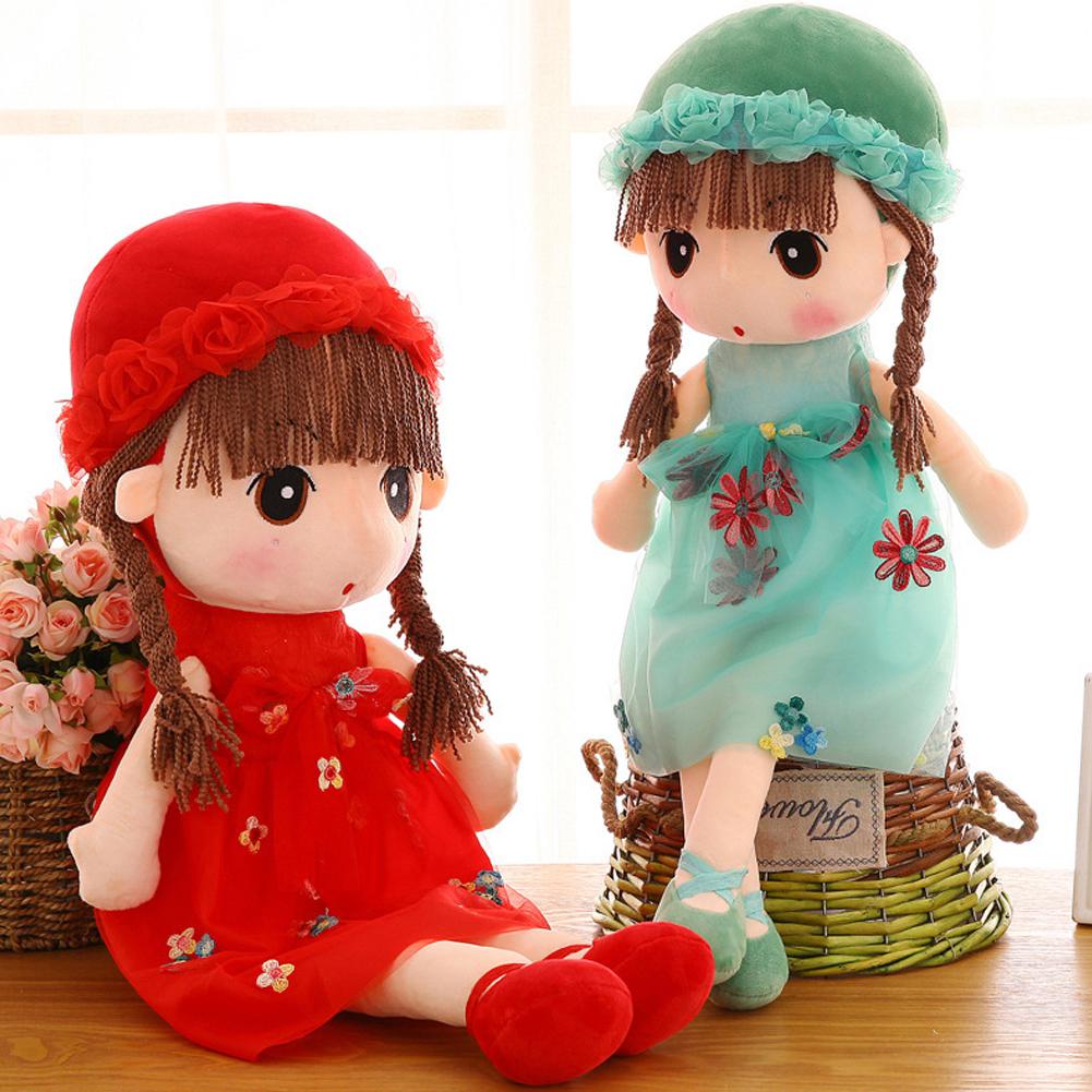 45 см мягкая плюшевая игрушка для девочек, подарок на день рождения, мягкие подарки, тряпичная кукла, тряпичная кукла для девочек, девочка F9T5