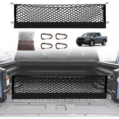 Muslogy Грузовая сетка для кузова грузовика, совместимая с Honda Ridgeline 2017-2024 2025, аксессуары, органайзер для хранения, сетка для груза в кузов пикапа, конвертного типа