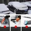 Conical Ice Scraper For Cars 2 In 1 Plastic + Funnel