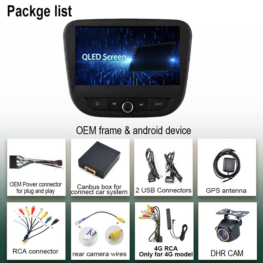 Автомобиль для Chevrolet Malibu 9 2015 - 2022 Android Auto Radio Головное устройство Мультимедийный проигрыватель GPS Навигация Carplay QLED BT Нет 2din DVD