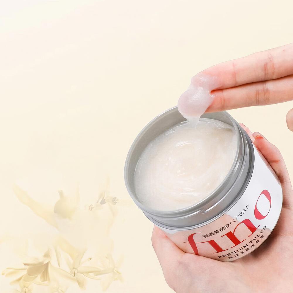 Shiseido Маска для волос Fino Premium Touch 230 г, Интенсивно восстанавливающая питательная маска для сухих и поврежденных волос