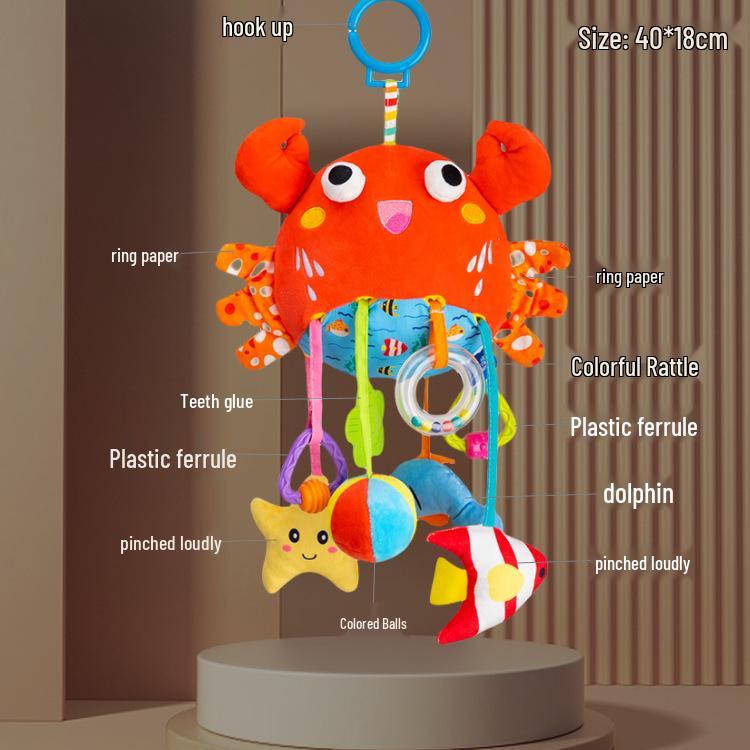 Подвесная погремушка-колокольчик для детской коляски и кроватки