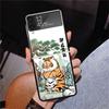 Cartoon Fat Tiger Z Flip 7 Phnoe Case For Samsung Z Flip 6 5 4 3 5G Galaxy ZFlip7 ZFlip4 ZFlip5 ZFlip6 ZFlip3 Phone Cover 6 Phno