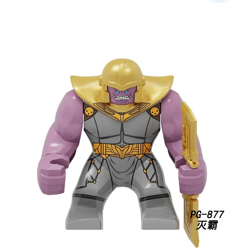 Action Figure: Marvel Mini Block Figurine Superhero Series Iron Man Spider Man Combination Block Children's Puzzle Toy Gift
