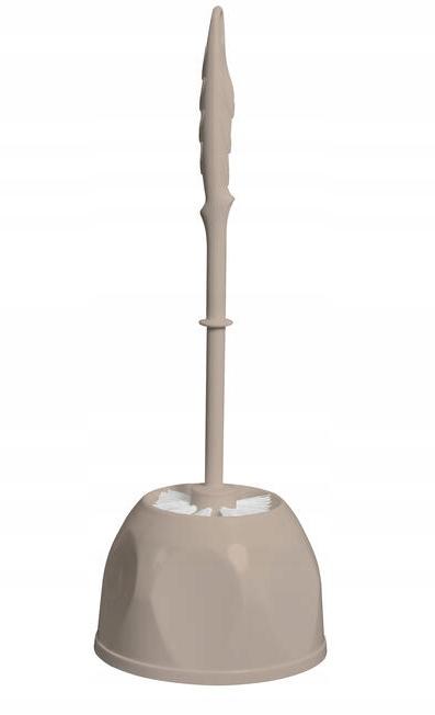 Freestanding beige toilet brush Aga