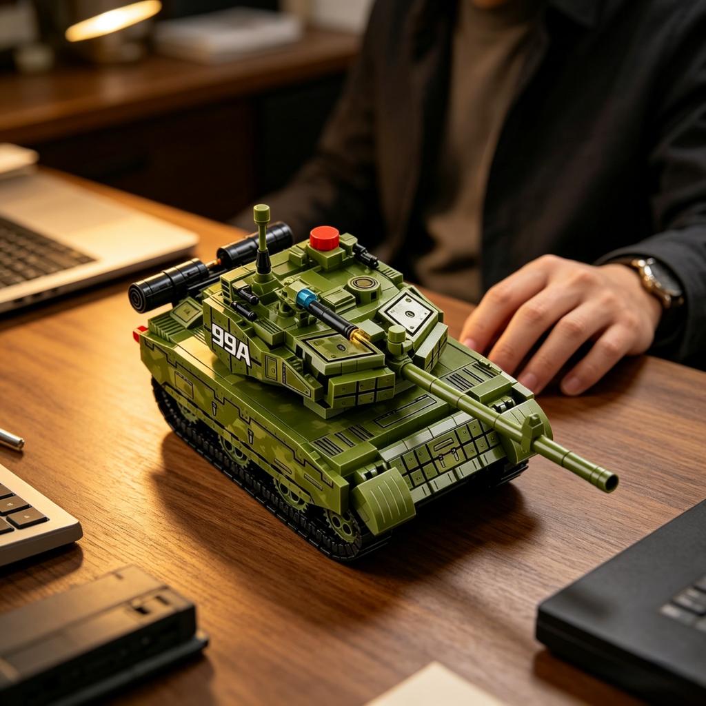 Набор для сборки военной игрушки «Танк Тигр 99А», коллекционная модель военной техники, подходит в качестве подарка для любителей военной техники