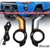 Car Front LED Fog Light Daytime Running Light with Dynamic Sequential Turn Signal Lamp for Toyota 4Runner (facelift)