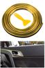 Morytrade Хромированный молдинг Цвет салона автомобиля Автомобильный молдинг Автомобильный салон Тюнинг Длина 5 м (Золото)