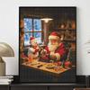 Christmas Diamond Painting Kit Santa Claus Snowman Workshop Handmade Home Entertainment Decorative Painting