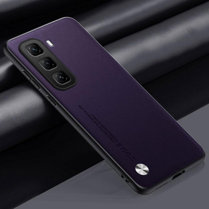Простой кожаный чехол для Infinix Hot 50 Pro + Hot50 Pro Hot 50 50i 40 40i 30i INFINIX SMART 9 8 Роскошный жесткий защитный чехол для камеры