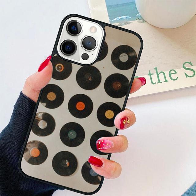 Виниловая пластинка Синяя этикетка Музыка Классика Чехол для телефона Для iPhone 17 Air 15 16 Pro Max 14 13 12 11 Pro Max Plus