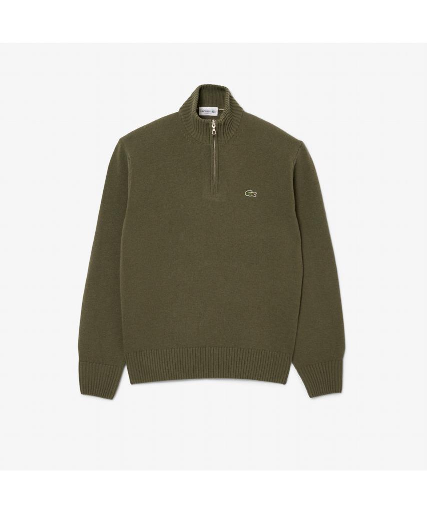 Мужской шерстяной свитер Lacoste с молнией до середины Ah3052-55N E9F