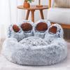 Warm Kennel Pet Bear Paw Shape House Small Dog Bed Teddy Kennel 5-15KG Removable and Washable Cat Bed