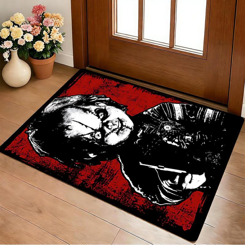 Horror Doll Living Room Nonslip Area Rug Soft Carpet For Bedroom Game Playroom Sofa Office Home Decor Doormat Christmas Gift C92218