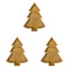 Tree Appetizer Platter Candy Snack Dessert Serving Dish Christmas Tree Tray Plate for Food Appetizers Desserts Snacks Sushi