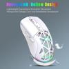 Беспроводная игровая мышь 4800 DPI, двойной режим, с RGB, портативная, 4 уровня DPI для ноутбука, ПК, BT5.1/2.4G, подсветка, мышь,