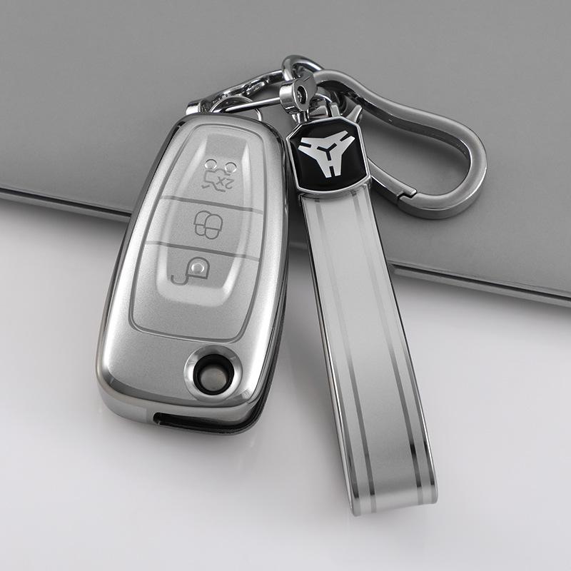 Женский модный чехол для ключа для Ford Focus & Escort - Стильная защита ключа Kuga с пряжкой