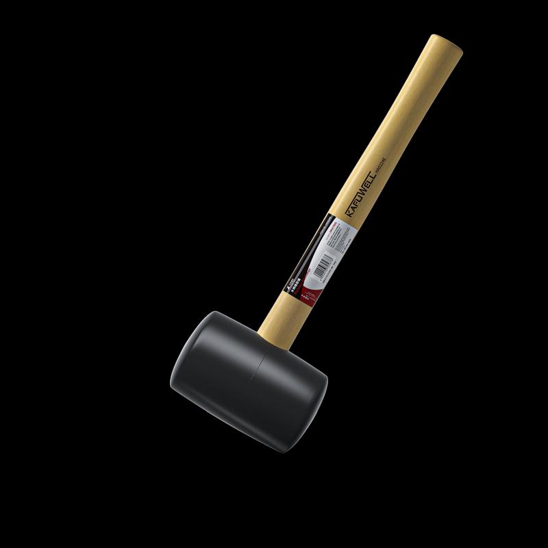 Kraftwelle Wood Handle Rubber Mallet