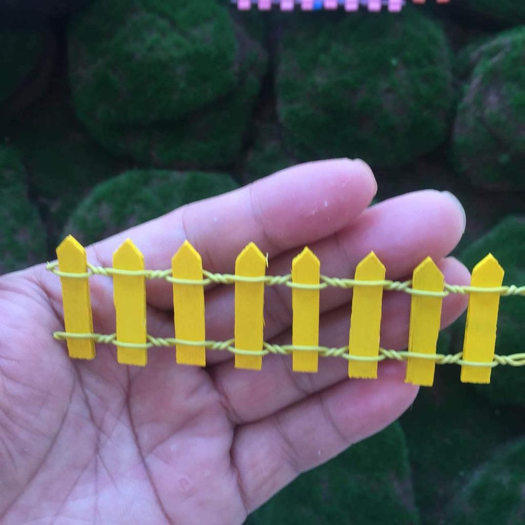 Набор из восьми мини-суккулентов на деревянном заборе