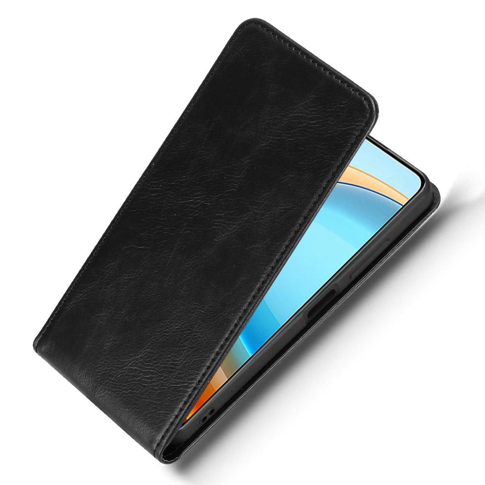 Чехол для телефона для ZTE Blade A75 5G/nubia Focus/nubia Calf 5G Магнитный вертикальный откидной кожаный чехол со слотом для карт