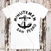 230 Gsm 100% Cotton Minutemen Anchor San Pedro Punk T Shirt Meme Gift Funny Tee Vintage Unisex Gamer Cult Movie Music Adult Top Tee 8043