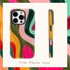Яркий чехол для телефона с вихревой краской для IPhone 17AIR 16E 16 15 14 13 12 11 17 Pro Max Plus Двухслойная задняя крышка