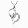 Вэйхуа, В Сердце Любовь, Ювелирное Ожерелье, Посеребренная Популярная Бижутерия, Подвеска Ювелирное Изделие.