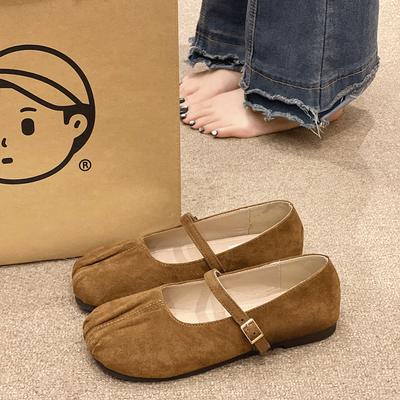 Туфли женские Мэри Джейн 2025 года, ранняя весна, новые модели с юбками, одна педаль, мягкая подошва, шапочки, женская ретро-туфля для бабушки