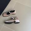 Design Sense Niche Thick Heel One-button Single Shoes Women's New Retro Versatile Mary Jane Small Leather Shoes